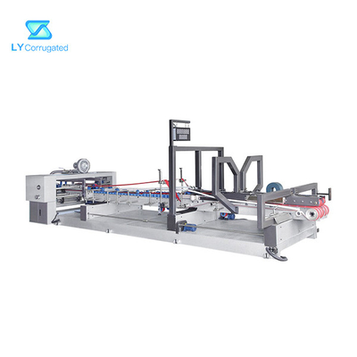 correction de collage de alimentation automatique piquante de machine du carton 130m/min comptant empilant le dossier Gluer de boîte