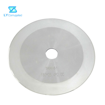 Couteau de papier en acier industriel circulaire de rond de petit pain de tungstène de la lame de coupure de HSS SKH51