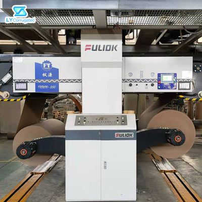 chaîne de production de carton ondulé de 2200mm pince d'onduleur de contrôle de PLC
