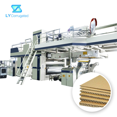 2 3 5 7 chaîne de production ondulée de boîte de carton de 9 plis 1400mm 2800mm