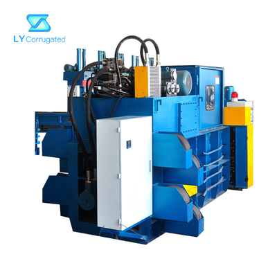 Machine à emballer recyclable de carton, presse 400-500kg/M3 horizontale automatique