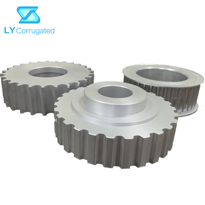 Poulie synchrone en acier de roue de ceinture d'alliage d'aluminium pour le carton collant la machine piquante