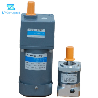 Moteur à induction triphasé de vitesse à C.A. des pièces de rechange 90W de machine de carton