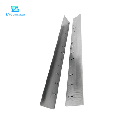 Le HSS a incliné le couteau de coupe droit de guillotine de lames de coupe de rouleau de papier pour Grey Board In Polar Machine
