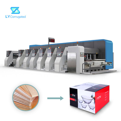 L'imprimante Slotter Machine Two de TUV Flexo colorent 5000KG pour la caisse d'emballage de boîte de carton