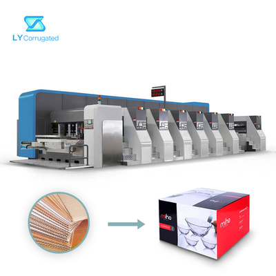 Machine d'impression de Flexo de 6 couleurs, carton 1100×2750 imprimant la machine à sous
