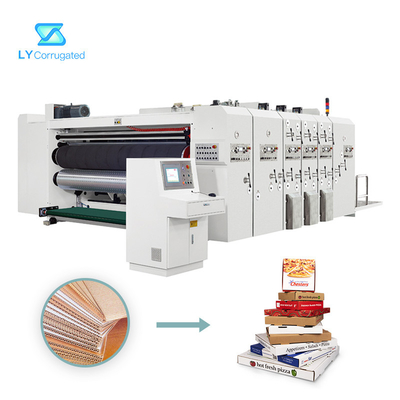 Imprimante Slotter de PLC Flexo, machine de entaillage et de découpage de impression rotatoire