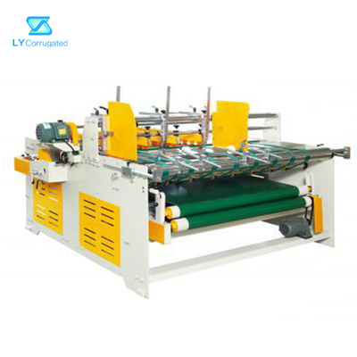 Main alimentant le pliage de cartons de 7 couches et collant la machine piquante de machine