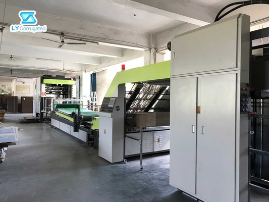 Machine de emballage de boîte de carton de Deplux, 148m/Min Flute Laminator Machine