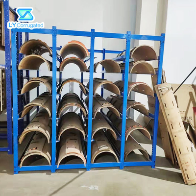 Pièces bleues de machine d'impression de Flexo, cannelure verticale de support de stockage de 2m