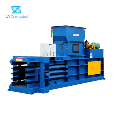 Machine à emballer recyclable de carton, presse 400-500kg/M3 horizontale automatique