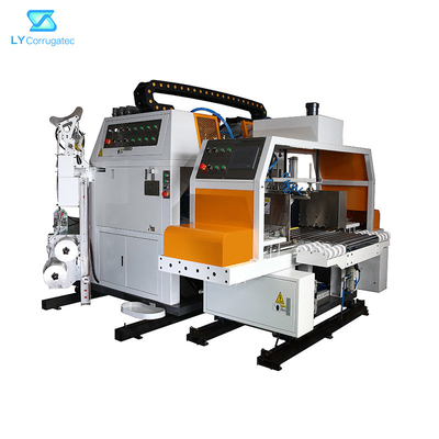 Machine à emballer de carton de contrôle de PLC, machine à emballer de paquet du PE 3.5kw 0. 5MPa
