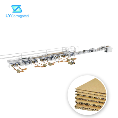 contrôle complètement automatique de PLC de machine de carton ondulé de 1800mm