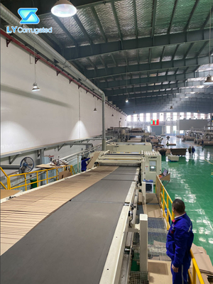 Chaîne de production à grande vitesse de carton ondulé de 2/3/5/7/9 pli