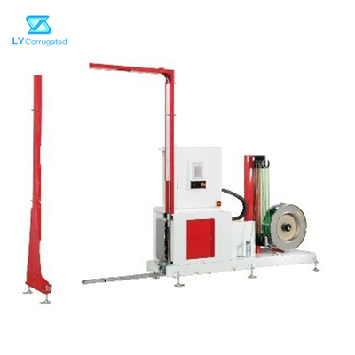 ANIMAL FAMILIER vertical pp de machine à emballer de carton de PLC le double attachent la boîte en carton ondulé
