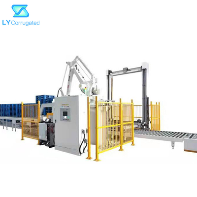 Système de Palletizer de robot de bras d'axe 6 pour le dossier intégré Gluer d'agrafeuse de machine de FFG